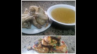 طريقة سلق الفراخ /وشوربه بطعم روعة /method make chicken soup very beautiful