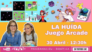 La Huída. Juego Arcade con MAKECODE - Directos de programación - ValPat