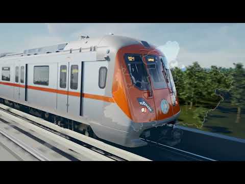 Successful unveil of the first trainset for Bhopal-Indore Metro