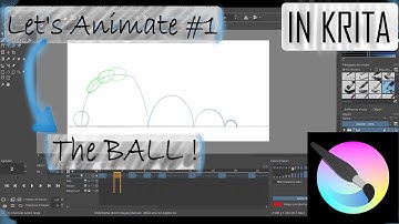 How to animate a Bouncing ball In Krita?-[Let
