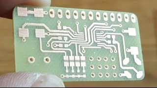 CNC 2418 Double sided PCB Engraving