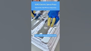 Electric servo riveting machine for battery electrode riveting