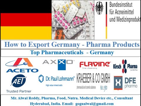 How to Export Germany Pharma Products - YouTube