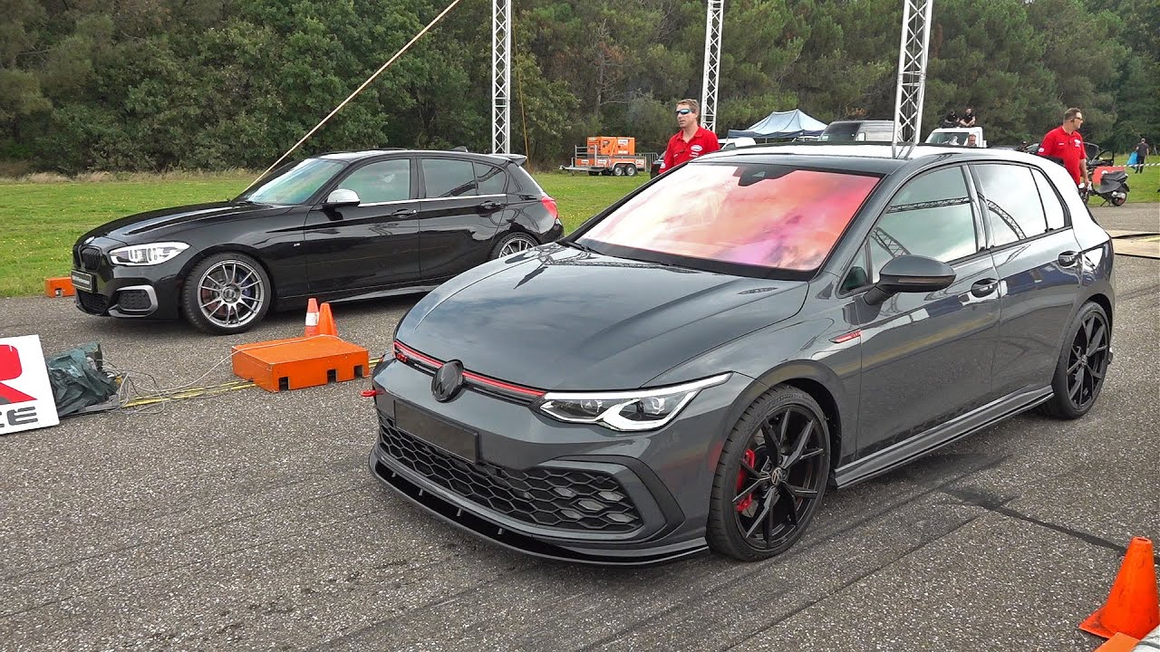 360HP Volkswagen Golf 8 GTI Stage 1 with BULL-X Exhaust vs BMW M140i