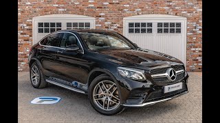 2017/17 MERCEDES-BENZ GLC 220D COUPE 4MATIC FOR SALE IN OBSIDIAN BLACK METALLIC WITH BLACK LEATHER