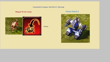 C&C Red Alert 3 Reaper Proto-Jump on Future Tank X-1