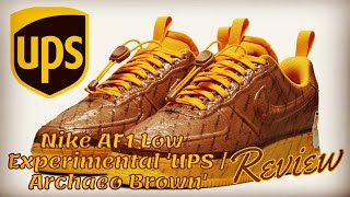 Nike Air Force 1 Low Experimental 'UPS / Archaeo Brown' Classic Style  Review \u0026 On Feet - YouTube