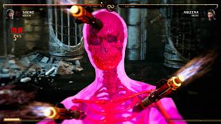 Mk1 All Fatal Blows On Mileena - Mrs. Klaus Mod