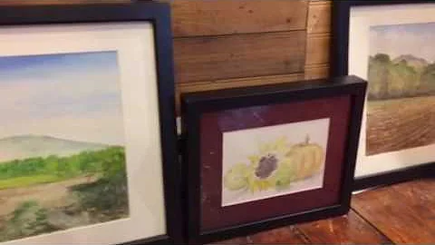 Rachel Barlow and her Paintings At The Bedlam Farm...