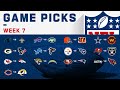 Week 7 Game Picks! | NFL 2020