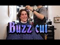 Getting a buzz cut!