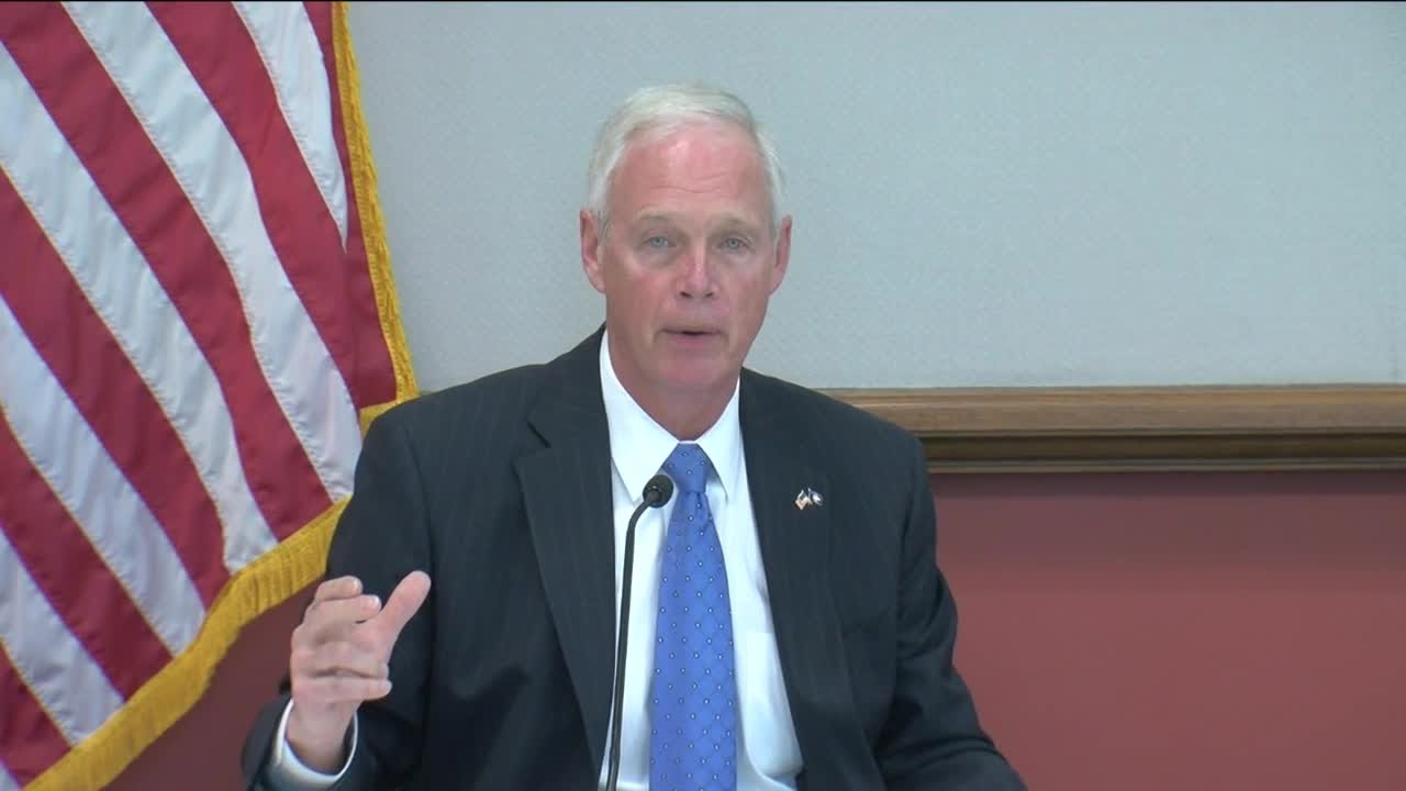 Sen. Ron Johnson holds press conference on side effects from COVID-19 ...