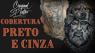 COBERTURA PRETO E CINZA - Original SP Tattoo