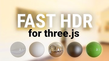 10x faster than EXR for everyone using three.js — FastHDR vs EXR Comparison