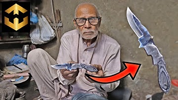 80 Years Old Man Making a POCKET FOLDING Knife | Part-2