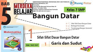 Garis dan Sudut pada Bangun Datar Hal 162-167 Bab 5 Kelas 7 Kurikulum Merdeka