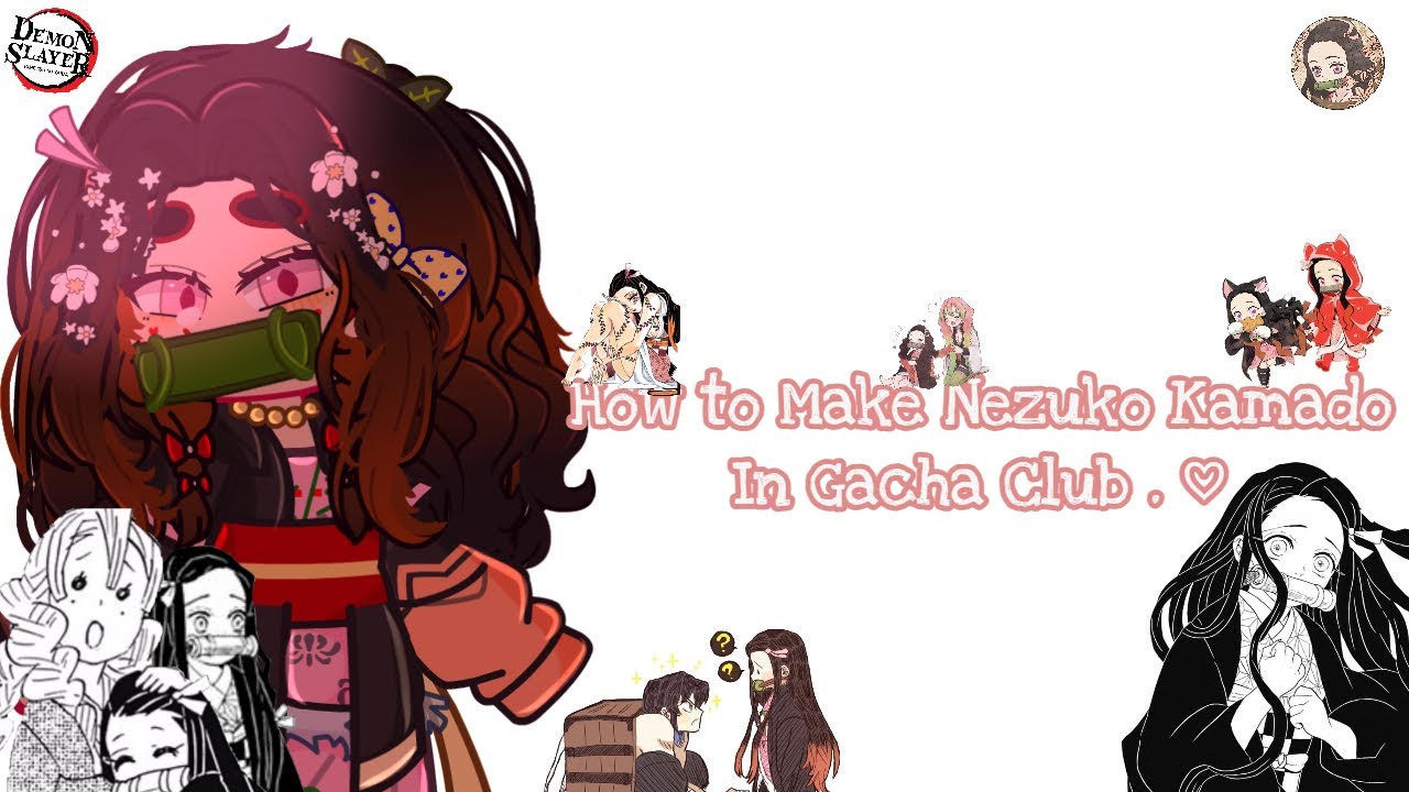 ☆: { KNY } ☁️: How to make Nezuko Kamado In Gacha club ., 3/???