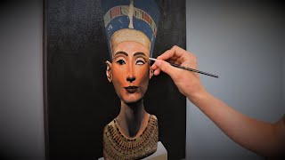 Painting Nefertiti in Acrylic