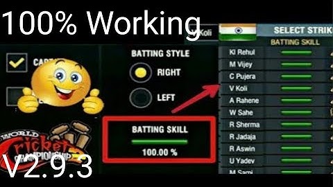 Wcc2 V2.9.3 | How To Increased Players Skills 100% In Wcc2| 100% Working Trick With Proof