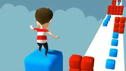 Unlimited Coin: Cube Stacker Surfer 3D New (Android/Ios) gameplay #4 #shorts