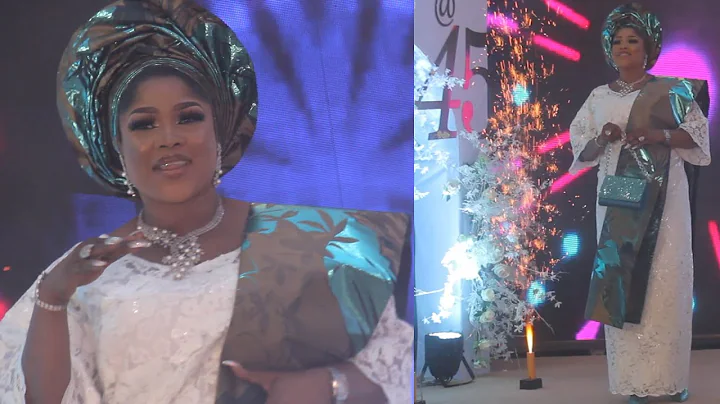 WOW! WATCH VETERAN ACTRESS BISI IBIDAPO GRAND ENTERANCE ON HER 45TH BIRTHDAY PARTY