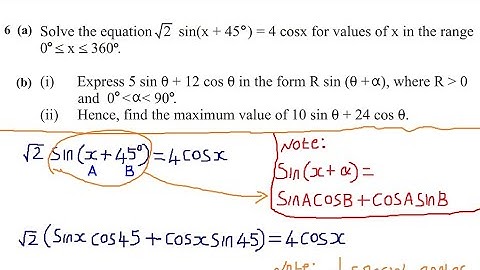 TRIGONOMETRY-2023 Additional mathematics internal G12 ECZ exam Q6 P2