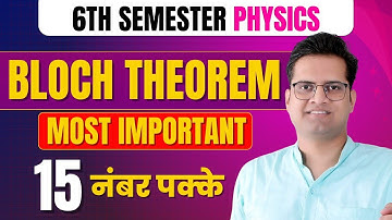 BLOCH Theorem!Be DKDian