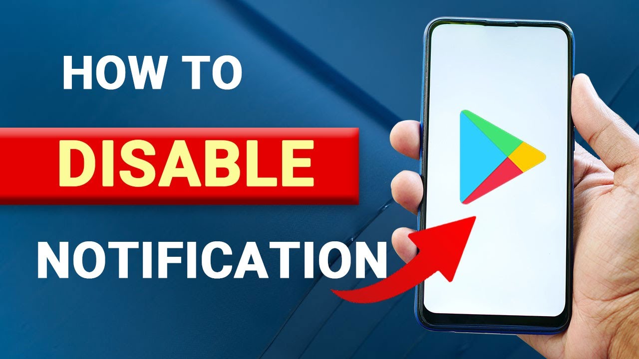 How to Disable Notifications in Google Play Store [EASY] - YouTube
