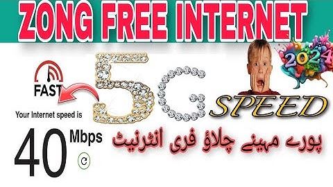Zong Free internet New Bug Host 2024||Zong 5G Free internet New Vpn||New Update Today 5G Speed