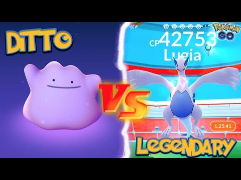 WHAT HAPPENS WHEN YOU USE A DITTO AGAINST A LEGENDARY IN POKÉMON GO?!