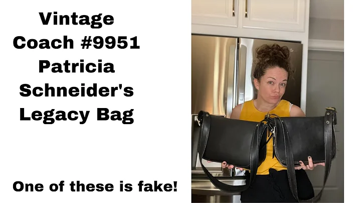 Vintage Coach #9951 Patricias Legacy Bag and a fak...
