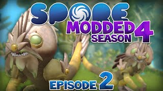 SPORE: Modded - DRY LAND | Ep2 Season4 - Spore Creature Stage