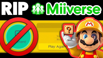 RIP MIIVERSE - No More Comments in Super Mario Maker!