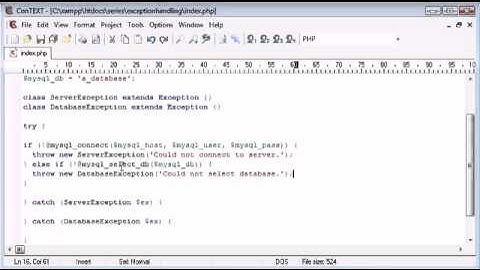 Beginner PHP Tutorial   187   Custom Exceptions   YouTube