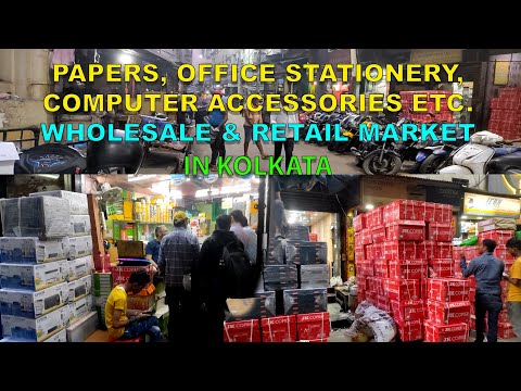 Papers, Office Stationery, Computer & Printers Accessories etc. Wholesale & Retail Market in