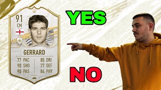 91 Gerrard Prime Icon Player Review Fifa 21 Ultimate Team