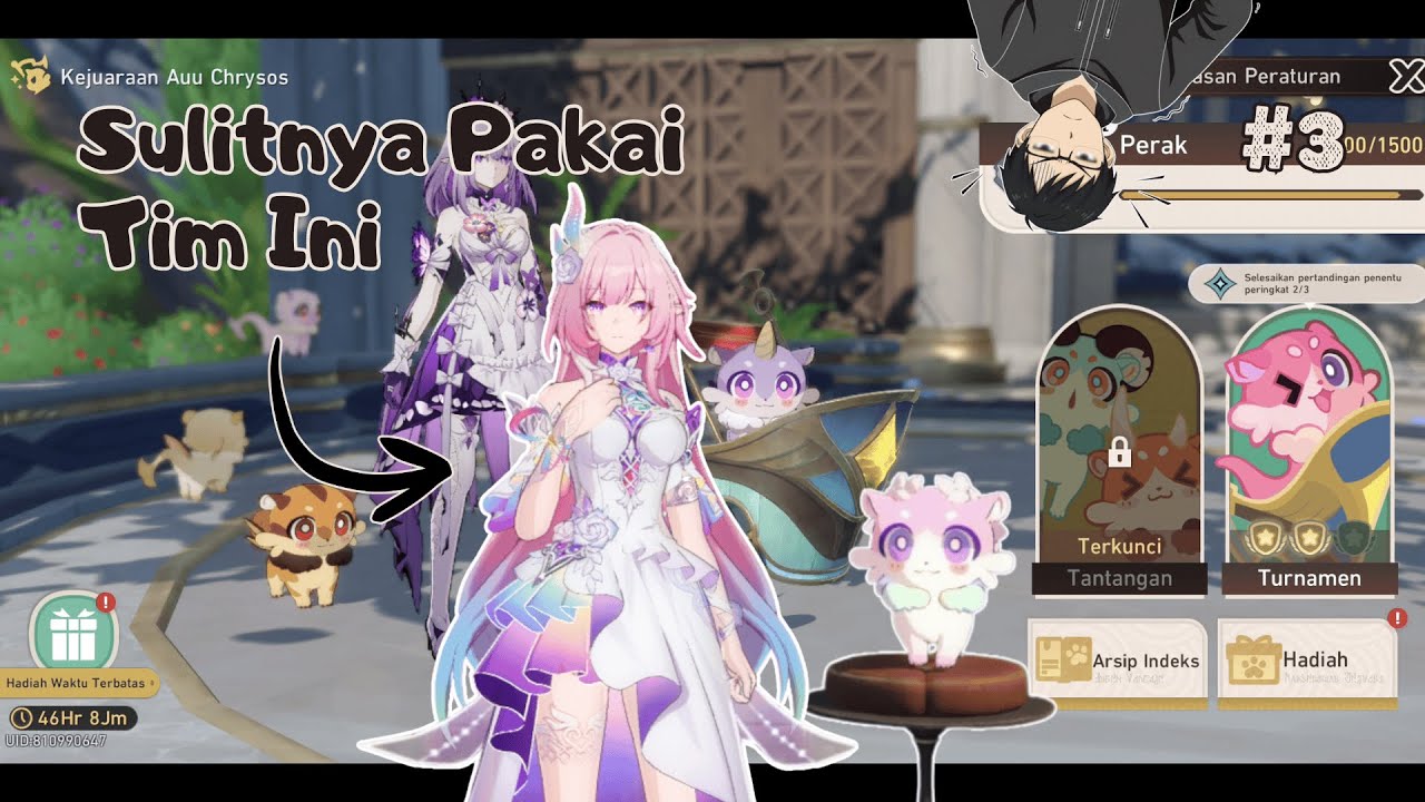 Aku Kesulitan Memakai Tim Cyrene 😵 | Kejuaraan Auu Chrysos #3 | HSR