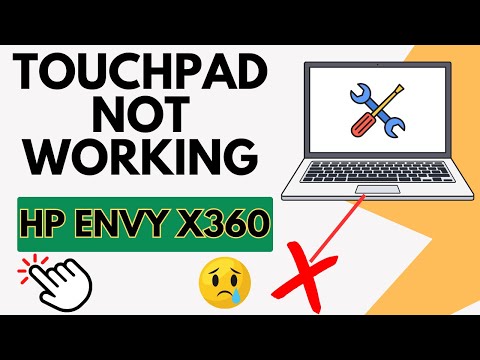 HP Envy x360 touchpad not working,