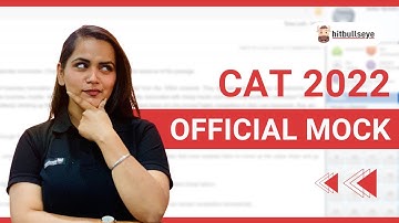 CAT 2022 Official Mock OUT!!! | CAT Official Mock Navigation | IIM CAT| Hitbullseye