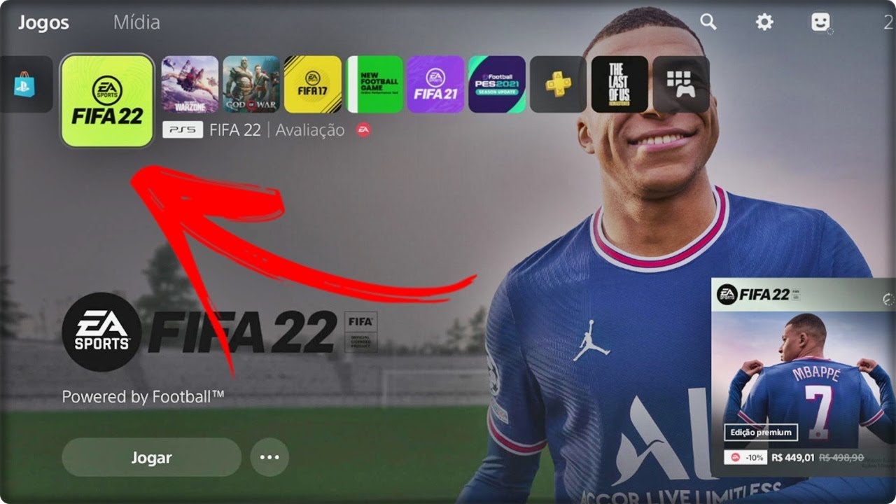 Fifa 22 Standard Edition Electronic Arts Ps4 Midia Física