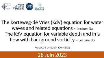 The KdV equation for water waves & related equations