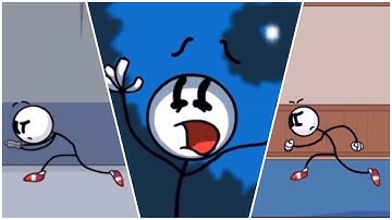 Henry Stickmin Fleeing the Complex speed shoes option but Henry warps into the Airship