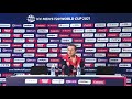 Max O'Dowd Netherlands speaks to the media conference after losing to Sri Lanka #T20WorldCup