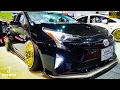 (4K)D.A.D/ GARSON LUXURY STANCE 50 PRIUS ギャルソン 50系プリウスカスタム - 大阪オートメッセ2017