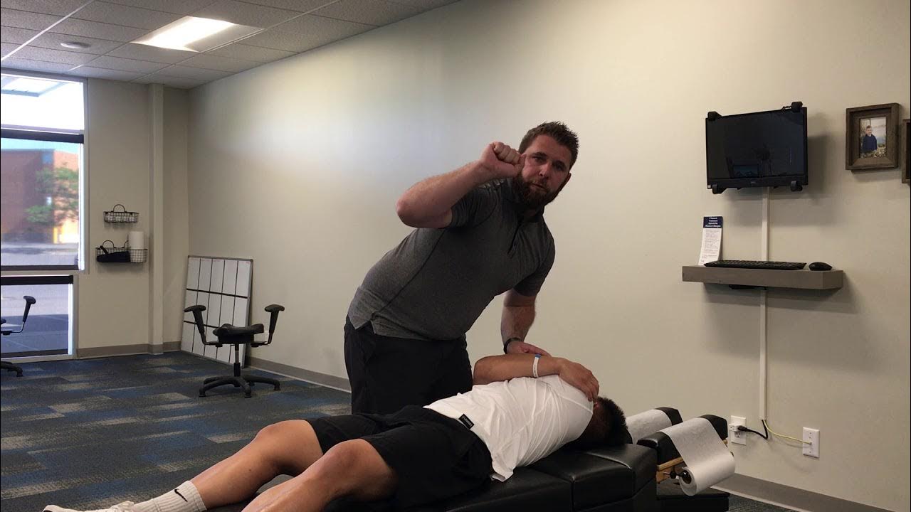 Anterior Thoracic Adjustment YouTube