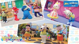 【USJ 20th】⑥スヌーピー＆ハローキティ＆セサミストリート⭐キャラクターショー Snoopy, Hello Kitty, Sesame street Universal Studio Japan