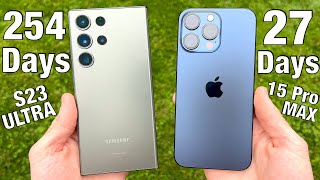 Samsung S23 Ultra Vs Iphone 15 Pro Max Real Life User Comparison