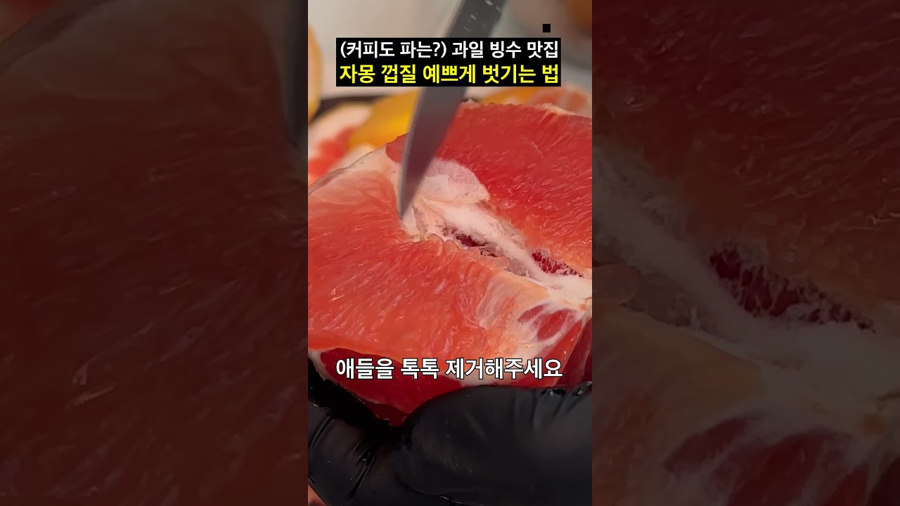 ?자몽 예쁘게 손질하는 방법 대공개 (자몽편 1탄)
