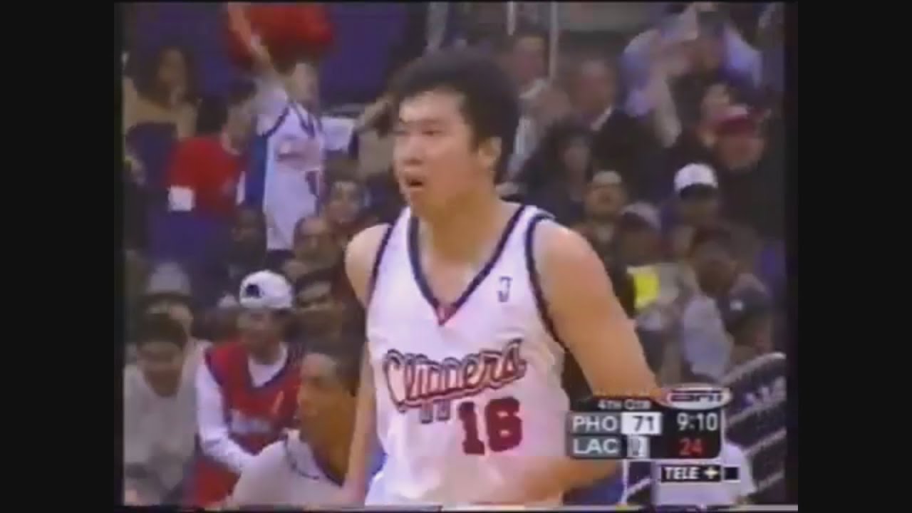 Wang Zhizhi 16 Points Vs. Suns, 2002-03.