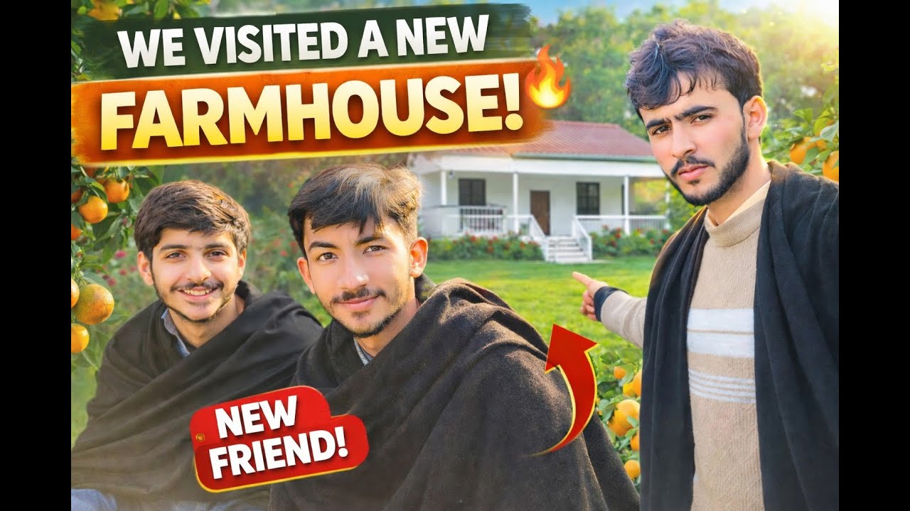 Friend farm house tour 😊🏠  Red maltee khaee 🍊